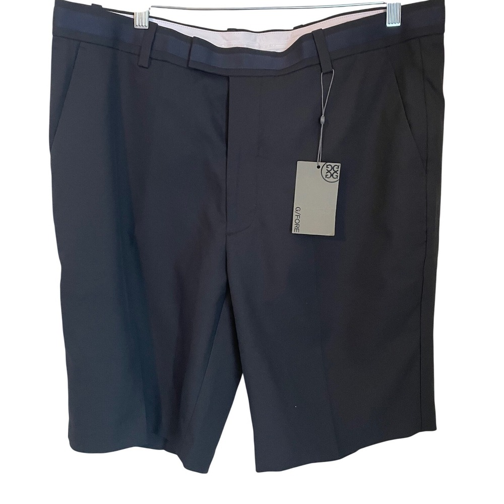 G/FORE‎ Onyx Black Club Performance 9" Golf Shorts Mens Size 36 NWT